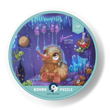 Glowworm Glitter Critter 100 Pc Round Puzzle