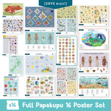 Te Reo Māori - Full Set of 16 Posters