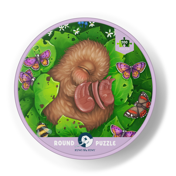 Kiwi Dreams 100 Pc Round Puzzle