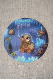 Glowworm Glitter Critter 100 Pc Round Puzzle