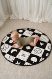 Sleepy Kiwi Quilted Playmat (Organic Cotton)