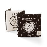 Sleepy Kiwi Fabric Book (Organic Cotton)