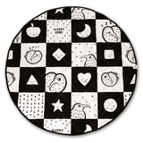 Sleepy Kiwi Quilted Playmat (Organic Cotton)